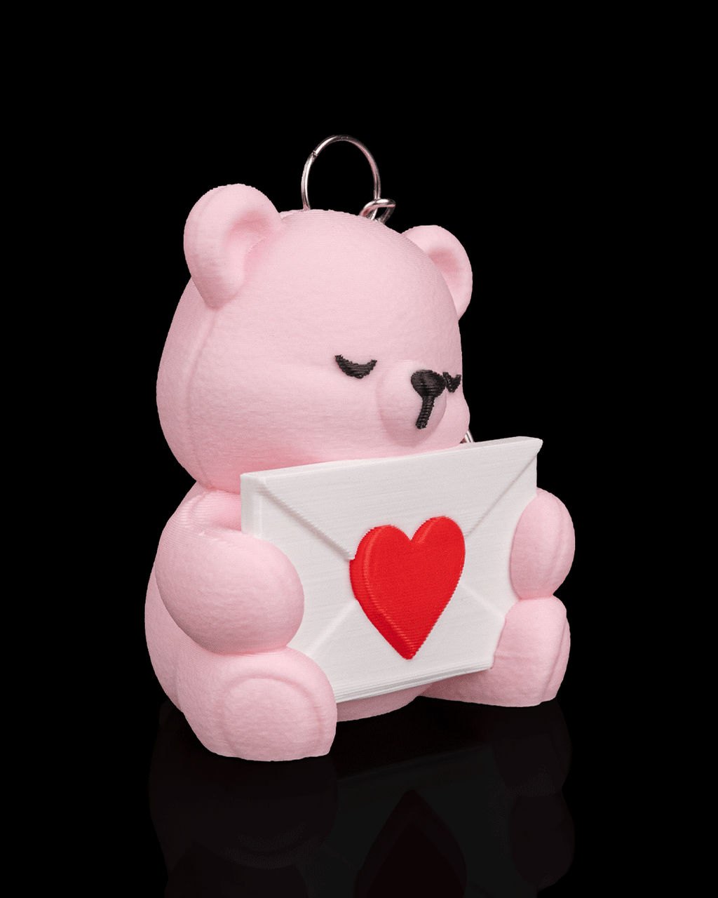 PORTA CHAVES Urso com carta
